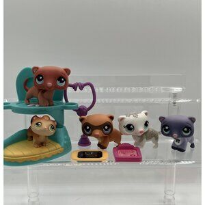 littlest Pet Shop LPS ferret #579 #1612 #482 #334 #289 HASBRO 2006 G2 lot of 5